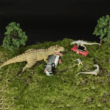 1/64 규모로 수지의 모델 쥬라기계 공룡 공원 레인저 남자 여자 아이는 숫자 합금 다이 캐스트 자동차 소형 장면 디오라마