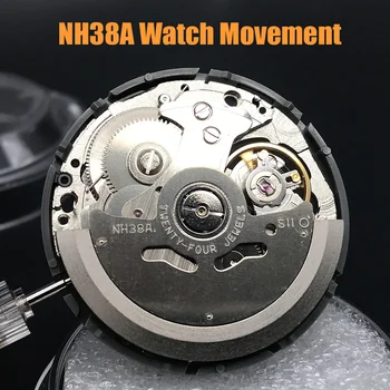NH38A 시계의 무브먼트 일본에는 원래 시계 메커니즘을 자동 높은 정확도 기계적인 자동 와인딩 무브먼트 24 석 새로운 브랜드