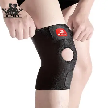 1Pcs 무릎 보조 남성 여성의 야외 하이킹을 실행하거 스포츠 무릎 패드를 위한 관절염 통증 관절 보호 지원