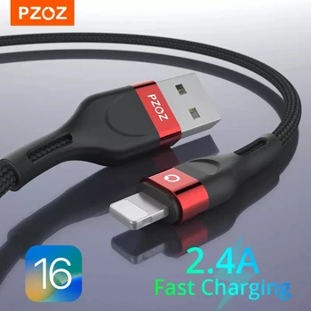 PZOZ USB 케이블 아이폰 14 13 12 11 프로 최대 SE X XS8 7 6 6 초 Plus5 5S iPad 공기 프로 소형 5ipad 아이폰에 대 한 빠른 충전기 케이블