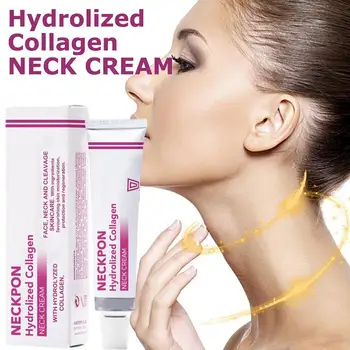 Neckpon Hydrolized 콜라겐 목 크림을 위한 얼굴 목열 피부 관리 크림으로 Hydrolized 콜라겐베라는 노화 방지 크림 M7F1