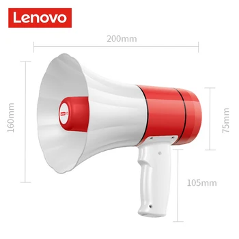 Lenovo L051 휴대용 확성기 스피커 휴대용 기록 블루투스 무선 높은 증폭기 회의 소리 교육