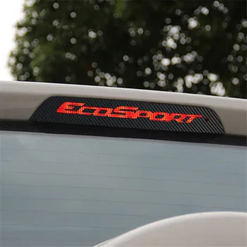 탄소섬유를 위한 스티커 포드 Ecosport2012-2014 데칼 후면 높이 장착된 스톱 브레이크 램프 자동차 액세서리 스타일링
