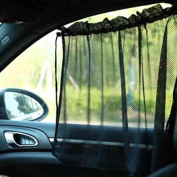 흡입 컵 자동차일 그늘 그 UV Protection 자동차 커튼 자동차 창 양산쪽 창에 메시 선 바이저 여름 보호 윈도우 필름