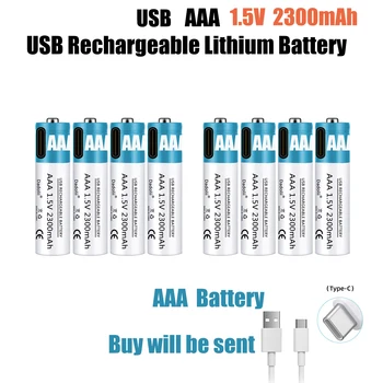 높은 용량의 1.5V AAA2300mWh USB 재충전용 리튬-이온 배터리를 위해 원격 제어하는 작은 선풍기 전기 장난감 배터리 케이블