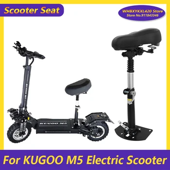 에 대한 KUGOO M5 10 인치 전기 스쿠터 안장 접 고도 조정가능한 충격 흡수하는 접히는 좌석의 충격 시트 포스트