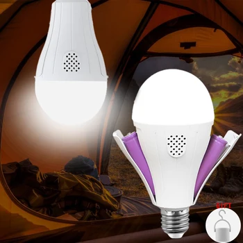 LED 긴급 전구 E27LED 램프를 재충전용 20W LED 조명 전구를 위한 가장 복도 지하실 차고 창고 수송선