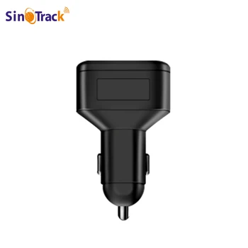 SinoTrack 이중 USB 차 담배 라이 GPS 추적자 ST-909 자동차 휴대 전화 충전기 무료 온라인 추적 응용 프로그램