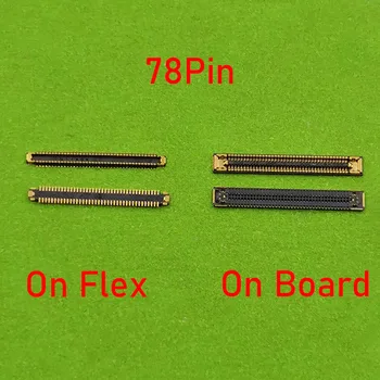20 개 78Pin USB 충전기 FPC 커넥터에 대한 삼성 갤럭시 A52A526F A525A32A42A72A725A82A826 충전 포트에서 마더보드