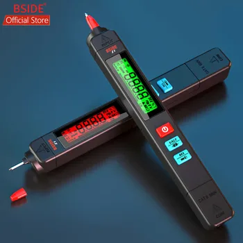 BSIDE 전압 검사자는 비접촉 AC 전압 검출기 펜,통합된 멀티미터,전기 이중 범위 센서 V-알림 라이브 와이어