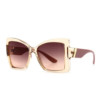 럭셔리 디자이너 브랜드는 큰 프레임을 고양이 눈 여성 선글라스 패션을 빈티지 인기 여행지 태양 안경을 위해 여성 그늘 UV400