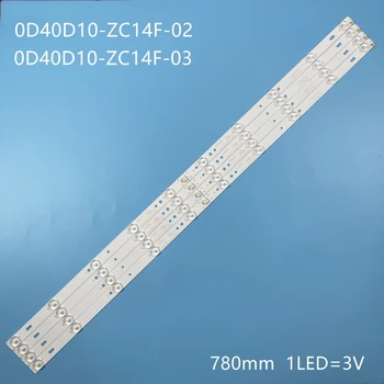 LED 백라이트 스트립 10lamp 에 대한 SUPRA LC40T440FL L40F3302B LE40F16 0D40D10-ZC14F-02 0D40D10-ZC14F-03 035-400-3528-D303TT400035