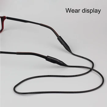 56cm 조정가능한 유리 체인 스트랩 케이블 홀더를 위한 방아끈 독서 골 안경을 안경 액세서리 스포츠 홀더 반대로-미끄러짐