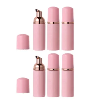 60ml 플라스틱 펌프 병 샴푸 거품이 이는 핑크 클렌저 병에 뜨거운 판매 다시 채울 수 있는 빈 화장용 콘테이너 도매