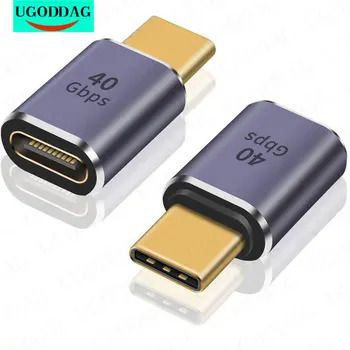 USB 유형 C3.2 어댑터 USB4 케이블 40Gbps Extender8K 비디오 디스플레 PD100W 충전 Thunderbolt4/3HUB 모바일 프로 맥북