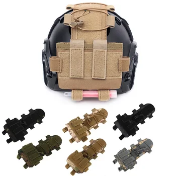 전술 헬멧 배터리머니 MK2 헬멧 빠른 배터리 군은 헬멧 균형 팩 가방을 위한 장난감 총을 사냥 야외 장비