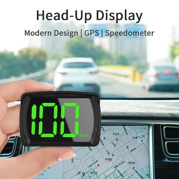 에 대한 자동차 오토바이 속도계 디지털 2.8 인치 USB 어댑터 차 HUD GPS 큰 글씨 헤드업 디스플레이동차 부속품