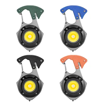 다기능 미니 Led 손전등 휴대용의 Usb 충전 캠핑 스포트라이트 Torch Keychain 빛을 가진 7 모드 조명