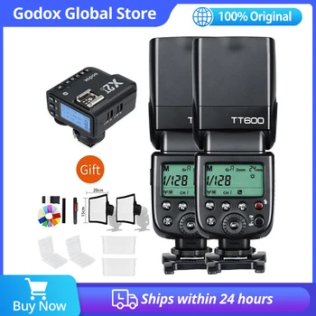 Godox2x TT600 2.4G 무선 카메라 깜박 Speedlites 와 X1T/X2T 전송기에 대한 트리거 Canon,Nikon Fujifilm Pentax Olympus