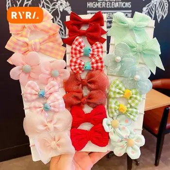 RYRA10 개/큰 꽃 탄성 패션 아이들이 소녀 달콤한 머리 관계 패션은 머리띠 귀여운 헤어 밴드 머리 장식
