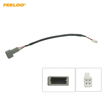 FEELDO 자동차 오디오 입력 미디어 데이터 와이어 원래 플러그 4P 자동차 USB 접합기를 위해 기아 KX5Sorento 현대 소나타 USB 케이블 어댑터