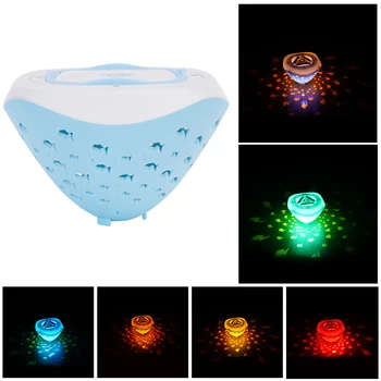 부동 소수 빛 LED 수영장 빛 방수 LED 수중 다중 색상 변화하는 물 램프 드리프트