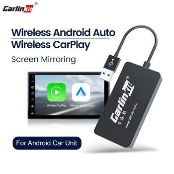 CarlinKit 자동차 부속품 Apple Wireless 면 Dongle 유선 안드로이드 자동차를 위한 수리 안드로이드 화면 네비게이션 플레이어 미러링