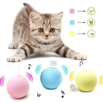 스마트 고양이 장난감을 대화 공 봉 전기 개박하는 교육 장난감 고양이 들리는 애완 동물 제품 Squeak 장난감 공 새끼 고양이 공급