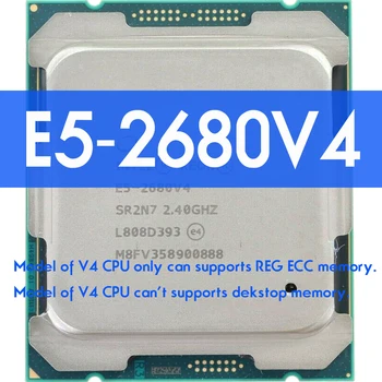 INTEL XEON E5 2680V4 프로세서 CPU14 핵심 2.40GHZ35 메가바이트 L3 캐시 120W SR2N7LGA2011-3HUANANZHI X99F8D4DDR4 마더보드